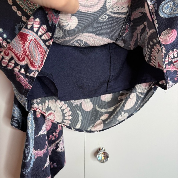 Thurley - Crown Of Thornes Mini Skirt - 100% silk - Nautical/mermaid - US 4 - Picture 9 of 13